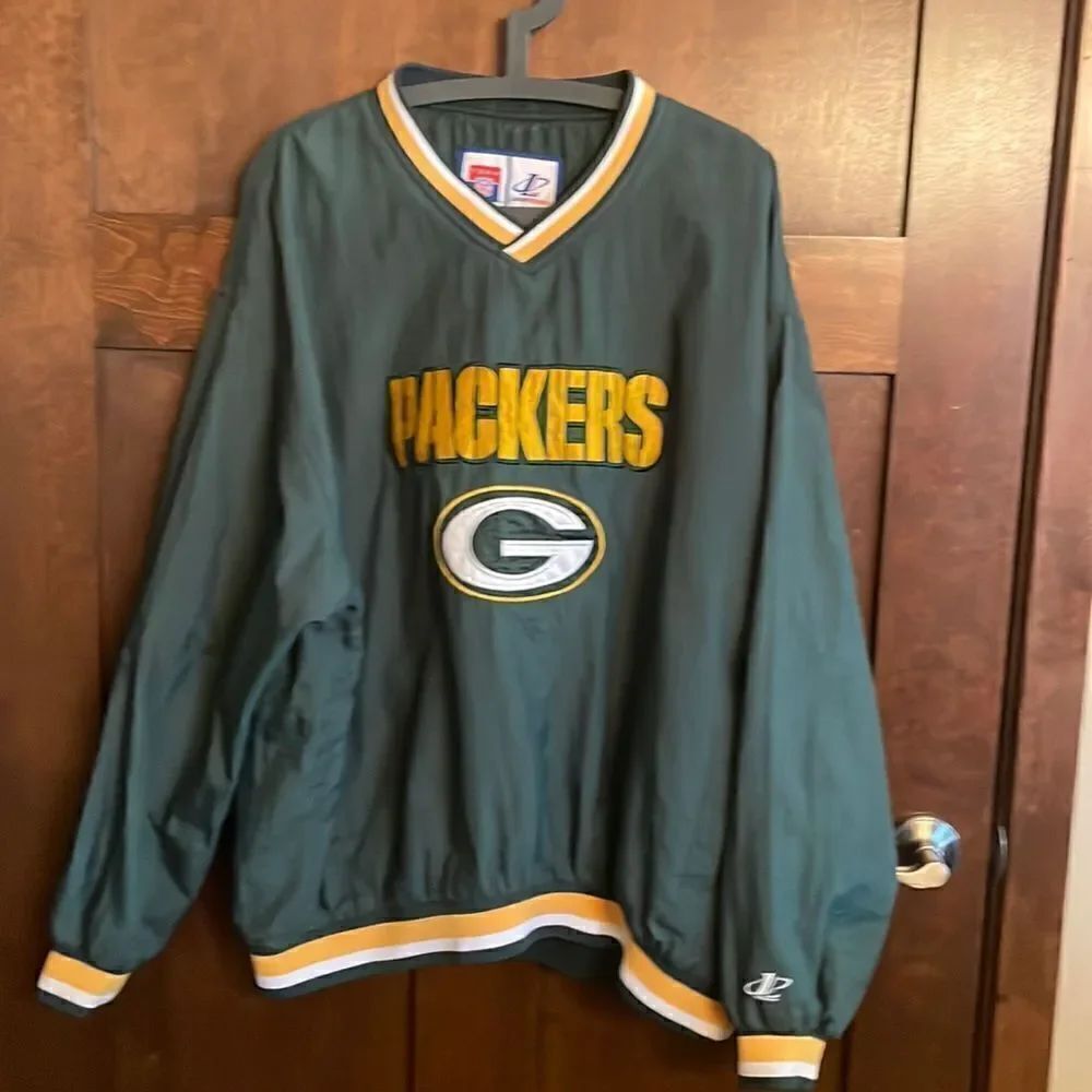 Green Bay Packers (Vintage?) Pullover Windbreaker - XL